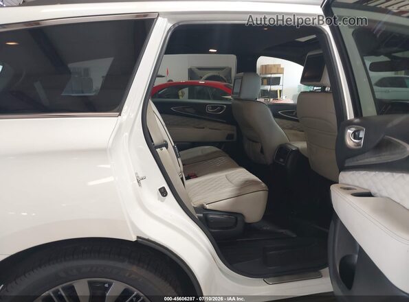 5N1DL0MM3KC529154 2019 INFINITI QX60 White VIN կոդի պիտակի տեսք