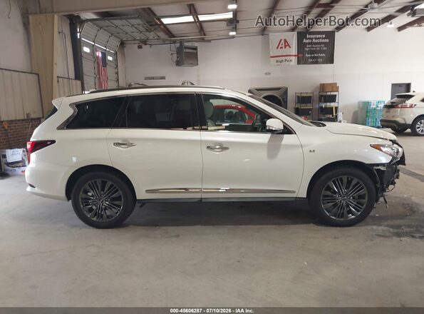 5N1DL0MM3KC529154 2019 INFINITI QX60 White Սալոնի 360 աստիճան տեսք