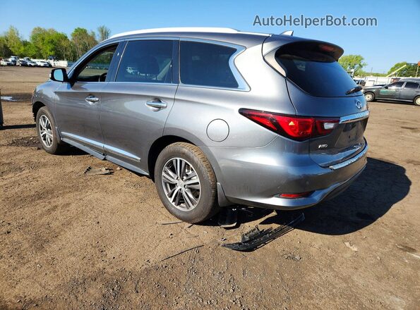 5N1DL0MM3KC557939 2019 INFINITI QX60 Silver Rear left