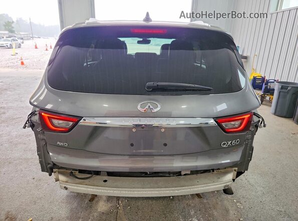 5N1DL0MM3KC560744 2019 INFINITI QX60 Gray Հետևի տեսք