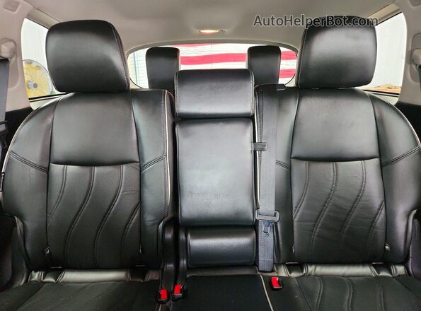 5N1DL0MM3KC560744 2019 INFINITI QX60 Gray Հետևի նստատեղերի տեսք