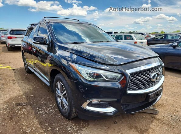 5N1DL0MM3LC538843 2020 INFINITI QX60 Black Առջևի աջ
