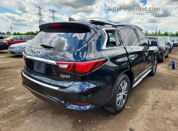 5N1DL0MM3LC538843 2020 INFINITI QX60 Black Հետևի աջ