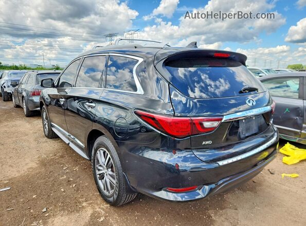 5N1DL0MM3LC538843 2020 INFINITI QX60 Black Հետևի ձախ