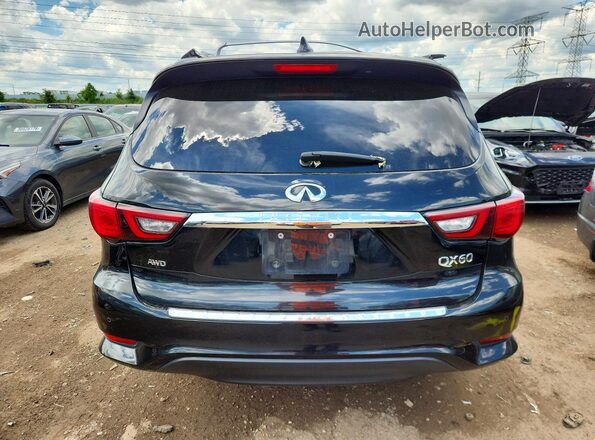 5N1DL0MM3LC538843 2020 INFINITI QX60 Black Հետևի տեսք