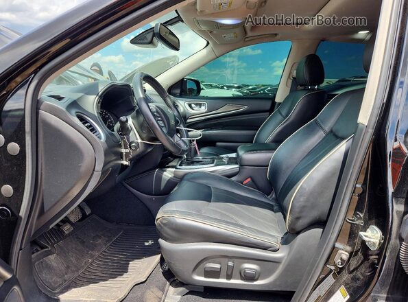 5N1DL0MM3LC538843 2020 INFINITI QX60 Black Սալոնի դիմացի տեսք
