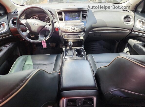 5N1DL0MM3LC538843 2020 INFINITI QX60 Black Առջևի վահանակի տեսք