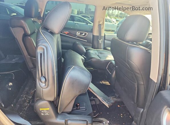 5N1DL0MM4HC526210 2017 INFINITI QX60 Черный Вид задних сидений