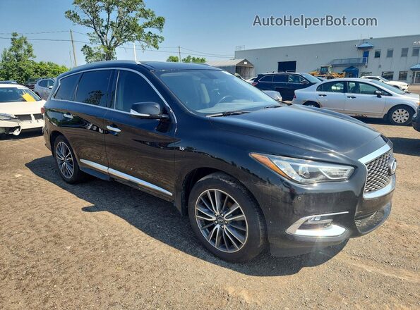 5N1DL0MM4HC526210 2017 INFINITI QX60 Черный Передняя правая четверть
