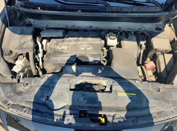 5N1DL0MM4HC526210 2017 INFINITI QX60 Черный Вид задней части салона