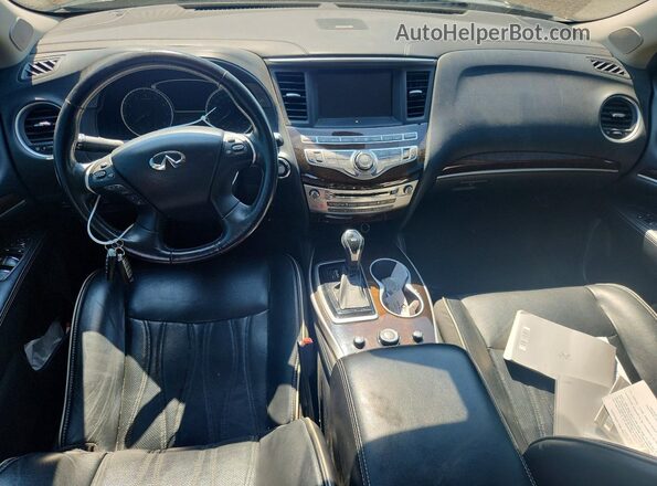 5N1DL0MM4HC526210 2017 INFINITI QX60 Черный Вид панели приборов
