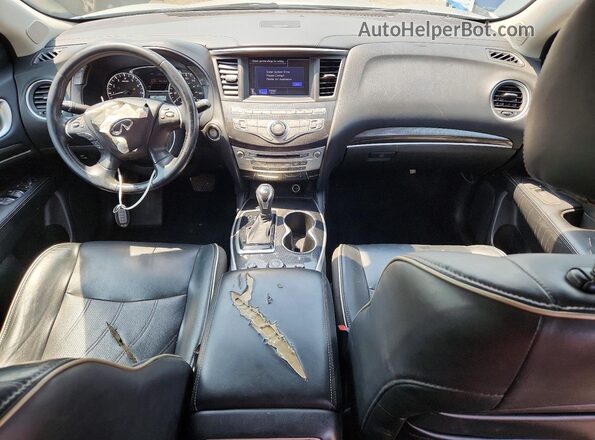 5N1DL0MM4JC505900 2018 INFINITI QX60 Silver Առջևի վահանակի տեսք