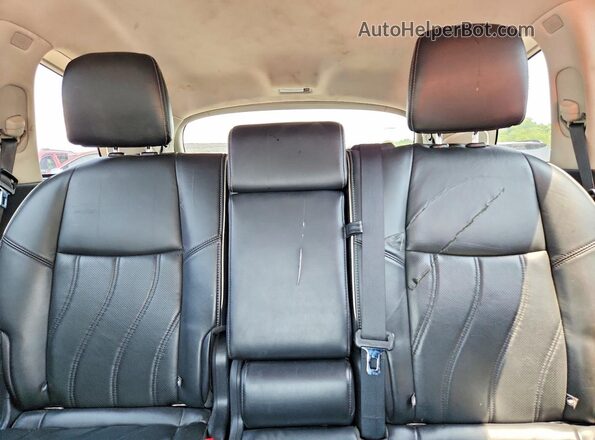5N1DL0MM4JC505900 2018 INFINITI QX60 Silver Հետևի նստատեղերի տեսք