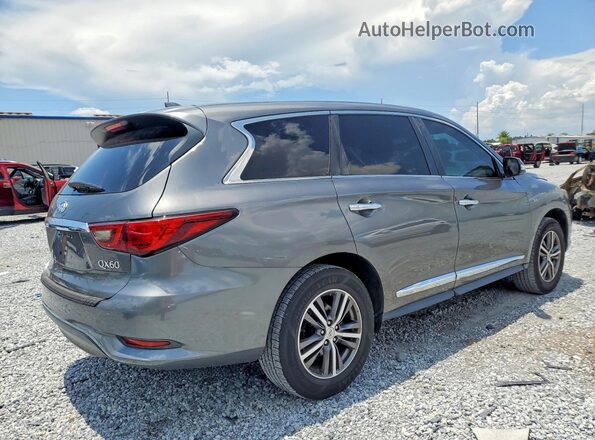 5N1DL0MM4JC533857 2018 INFINITI QX60 Silver Հետևի աջ