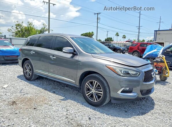 5N1DL0MM4JC533857 2018 INFINITI QX60 Silver Առջևի աջ