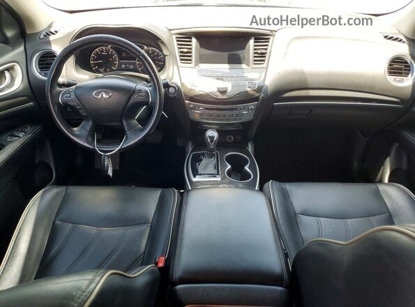 5N1DL0MM4JC533857 2018 INFINITI QX60 Silver Առջևի վահանակի տեսք