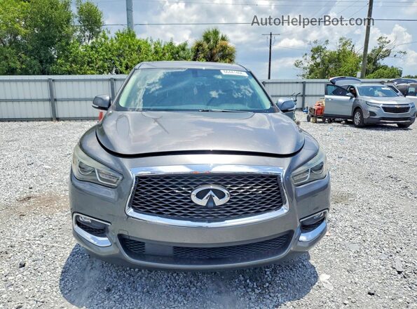 5N1DL0MM4JC533857 2018 INFINITI QX60 Silver Դիմացի տեսք