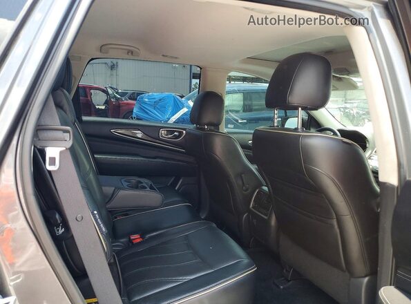 5N1DL0MM4JC533857 2018 INFINITI QX60 Silver Սալոնի հետևի տեսք