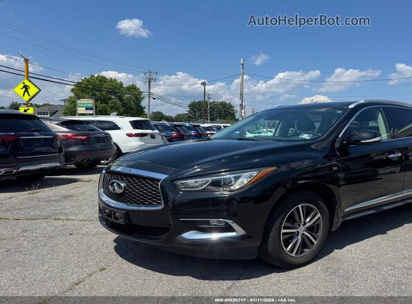 5N1DL0MM4KC501265 2019 INFINITI QX60 Black Front left