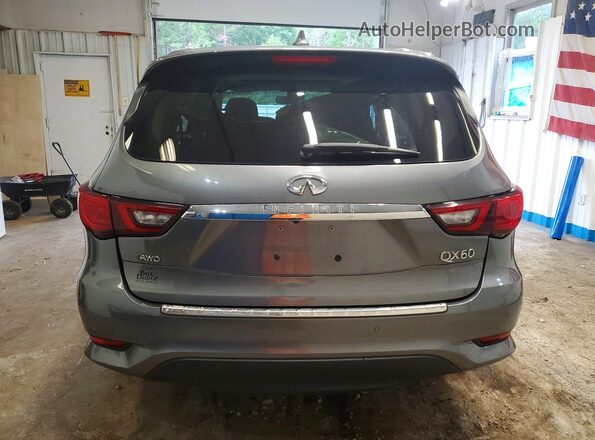 5N1DL0MM4KC525114 2019 INFINITI QX60 Серый Вид сзади