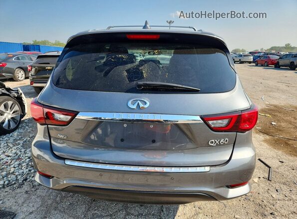 5N1DL0MM4KC526215 2019 INFINITI QX60 Gray Widok z tyłu