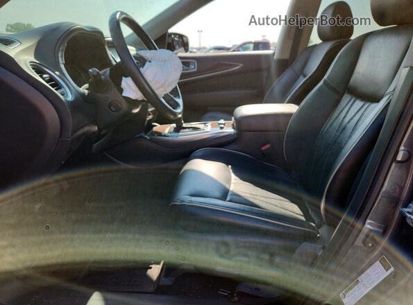 5N1DL0MM4KC526215 2019 INFINITI QX60 Gray Widok wnętrza z przodu
