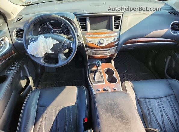 5N1DL0MM4KC526215 2019 INFINITI QX60 Gray Widok deski rozdzielczej