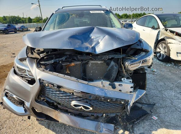 5N1DL0MM4KC526215 2019 INFINITI QX60 Gray Widok z przodu