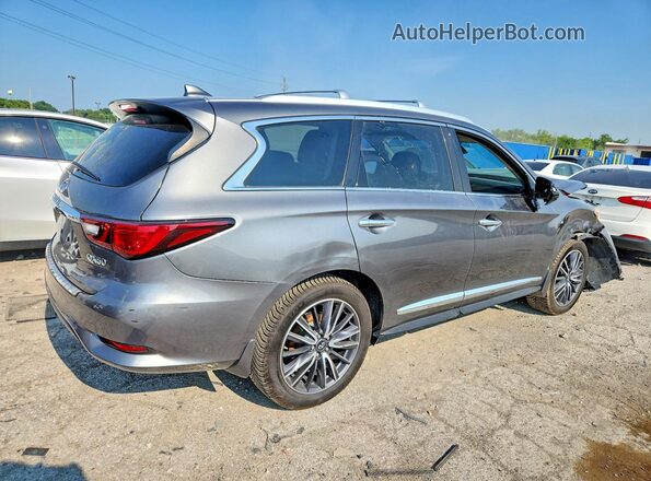 5N1DL0MM4KC526215 2019 INFINITI QX60 Gray Tył prawy
