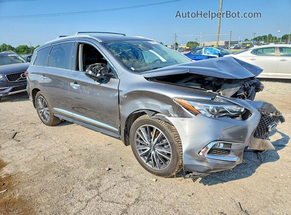 5N1DL0MM4KC526215 2019 INFINITI QX60 Gray Przód prawy