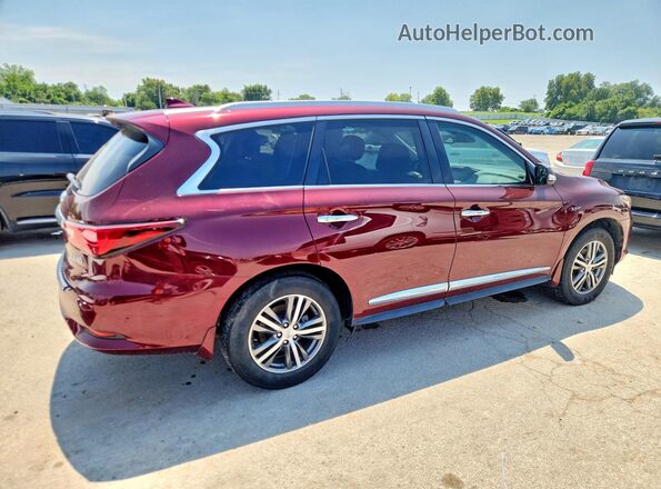 5N1DL0MM4KC535271 2019 INFINITI QX60 Burgundy Задня права чверть