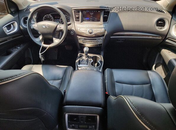 5N1DL0MM4KC535271 2019 INFINITI QX60 Burgundy Вид панелі приладів