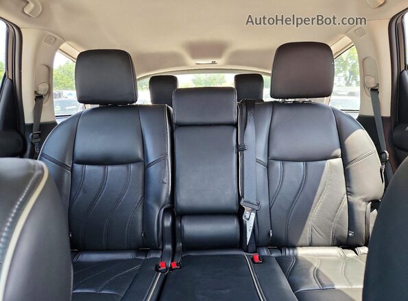 5N1DL0MM4KC535271 2019 INFINITI QX60 Burgundy Вид задніх сидінь