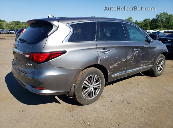 5N1DL0MM4KC554130 2019 INFINITI QX60 Gray Rear right