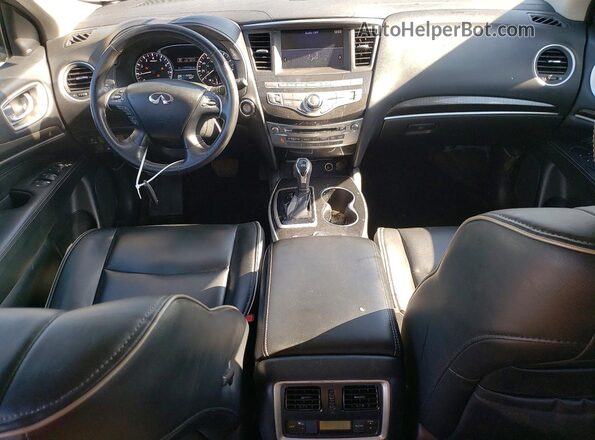 5N1DL0MM4KC554130 2019 INFINITI QX60 Gray Dashboard view
