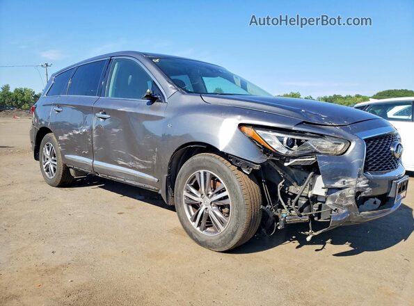 5N1DL0MM4KC554130 2019 INFINITI QX60 Gray Front right