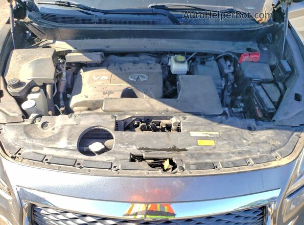 5N1DL0MM4KC554130 2019 INFINITI QX60 Gray Engine compartment view