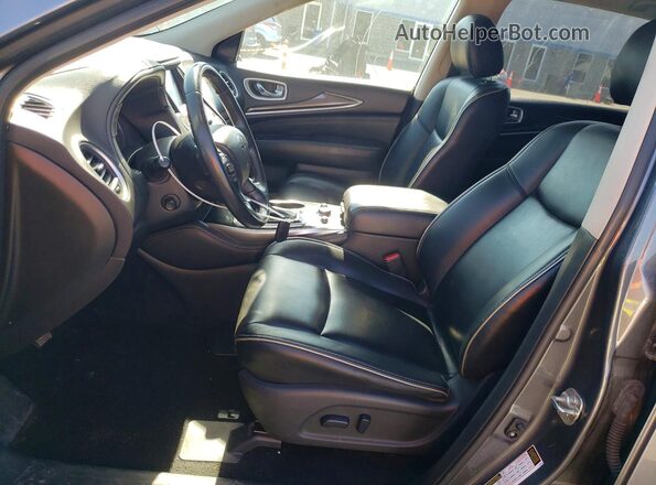 5N1DL0MM4KC554130 2019 INFINITI QX60 Gray Front interior view