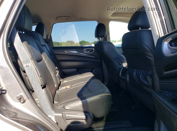 5N1DL0MM4KC554130 2019 INFINITI QX60 Gray Rear interior view