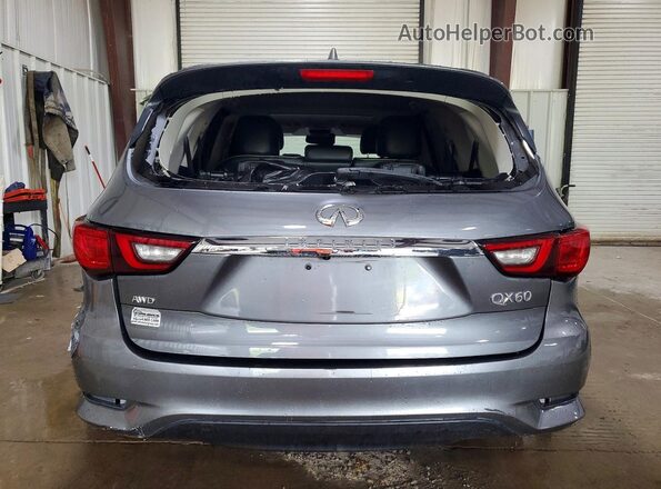 5N1DL0MM4KC566598 2019 INFINITI QX60 Gray Հետևի տեսք