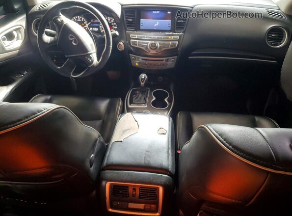 5N1DL0MM4KC566598 2019 INFINITI QX60 Gray Առջևի վահանակի տեսք