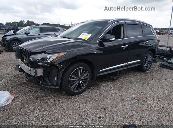 5N1DL0MM4KC568254 2019 INFINITI QX60 Черный Передняя левая четверть
