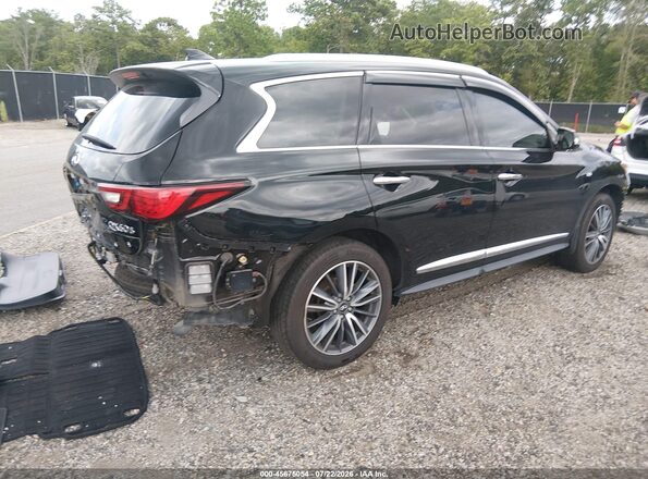 5N1DL0MM4KC568254 2019 INFINITI QX60 Черный Задняя правая четверть