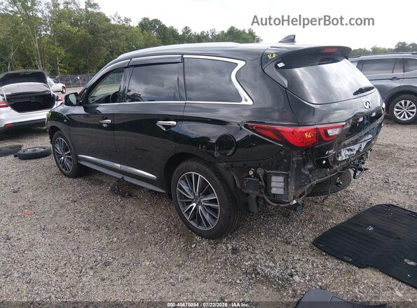 5N1DL0MM4KC568254 2019 INFINITI QX60 Черный Задняя левая четверть