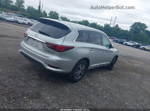 5N1DL0MM4KC569551 2019 INFINITI QX60 Silver Trasero derecho