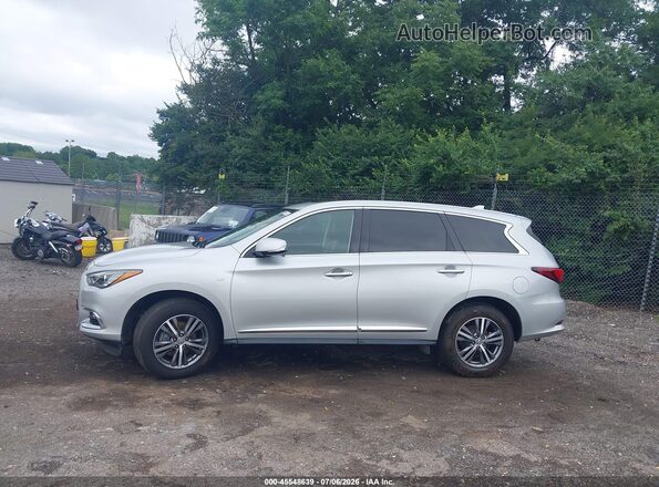 5N1DL0MM4KC569551 2019 INFINITI QX60 Silver Vista interior de 360 grados