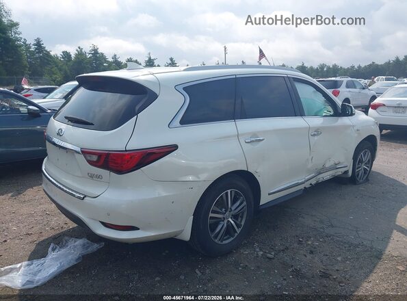 5N1DL0MM4LC502790 2020 INFINITI QX60 Белый Задняя правая четверть