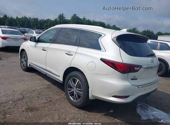 5N1DL0MM4LC502790 2020 INFINITI QX60 Белый Задняя левая четверть