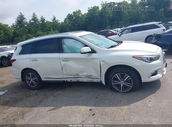 5N1DL0MM4LC502790 2020 INFINITI QX60 Белый Вид задней части салона