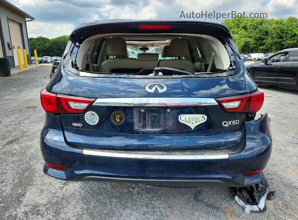 5N1DL0MM4LC510145 2020 INFINITI QX60 Blue Հետևի տեսք